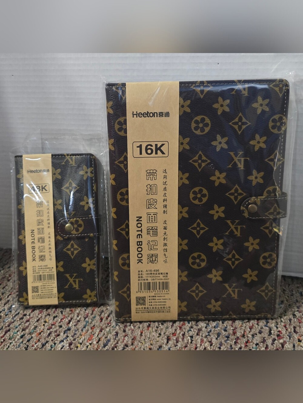 LOT of 2 Journals Notebook 16K 48K Heeton NWT Blank Paper Notebook